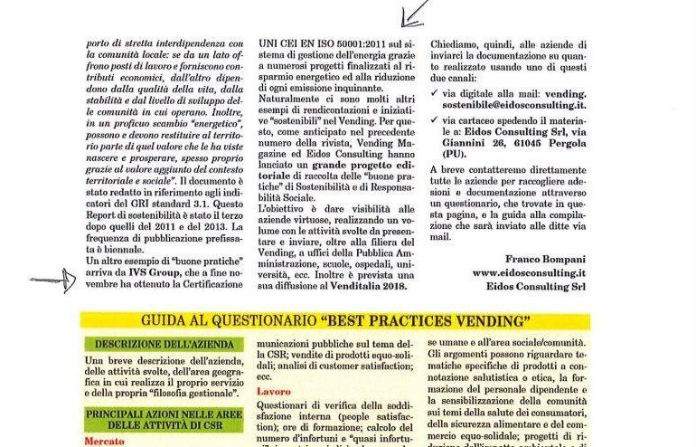 best practice vending ivs italia - your best break - ivs caffè - ivs distributori automatici - ivs group