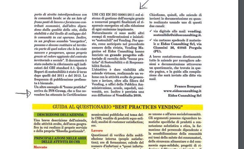 best practice vending ivs italia - your best break - ivs caffè - ivs distributori automatici - ivs group